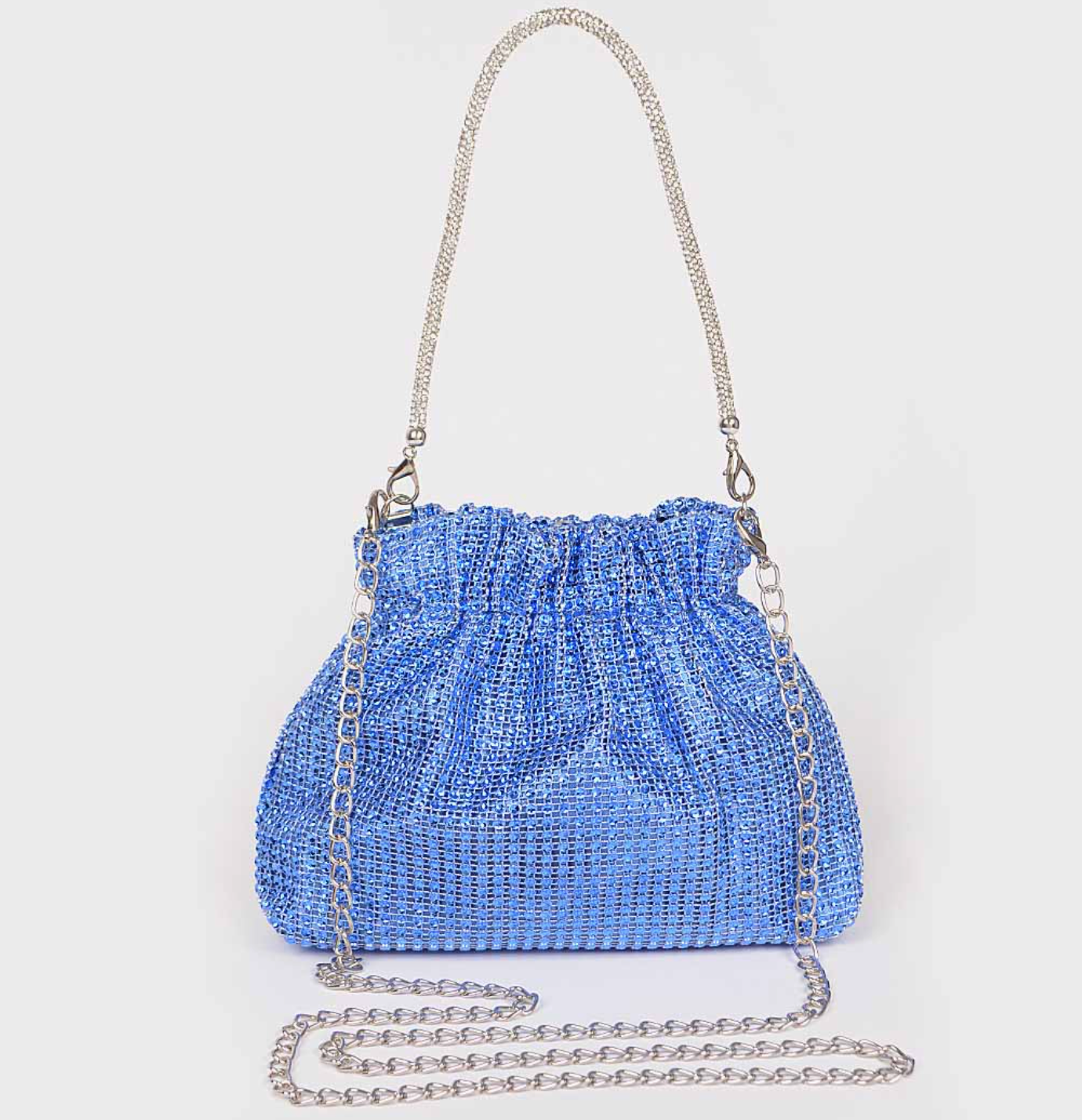 Cobalt Sparkle Clutch