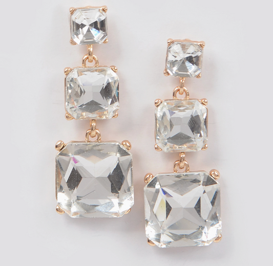 Rhinestone Dangle Earrings
