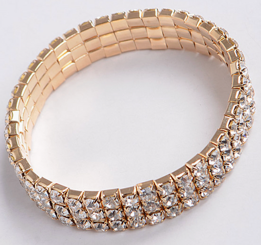 Golddigger Rhinestone Bracelet